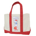 Japan Sanrio Bicolor Tote Bag - Hello Kitty - 1
