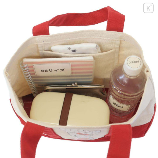 Japan Sanrio Bicolor Tote Bag - Hello Kitty - 3