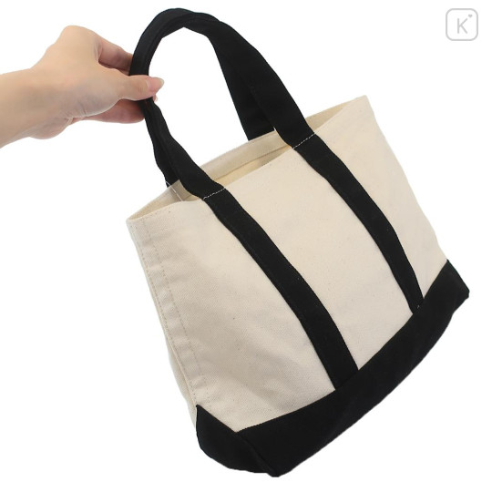 Japan Sanrio Bicolor Tote Bag - Kuromi - 2