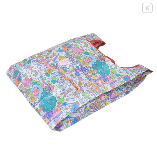 Japan Sanrio Mini Eco Bag with Pouch - Retro All Over Print - 2