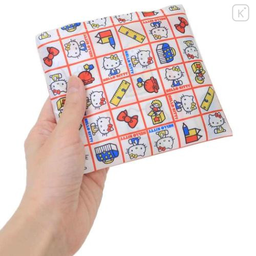 Japan Sanrio Mini Eco Bag with Pouch - Hello Kitty : Retro Grid - 4