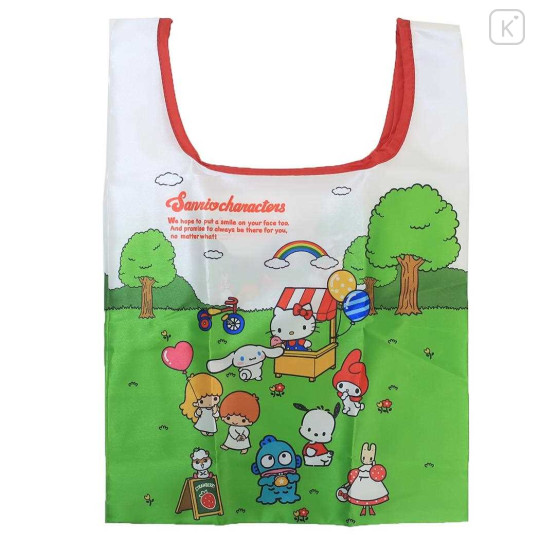 Japan Sanrio Mini Eco Bag with Pouch - Retro Picnic - 1