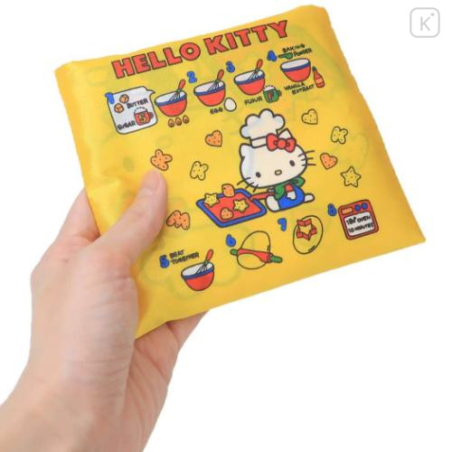 Japan Sanrio Mini Eco Bag with Pouch - Hello Kitty : Retro Cooking - 4