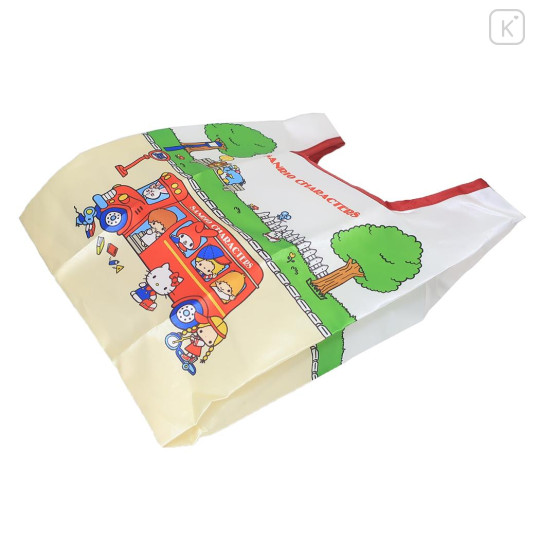 Japan Sanrio Mini Eco Bag with Pouch - Retro Bus - 2