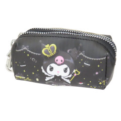 Japan Sanrio Double Pocket Key Case - Kuromi : 20th Anniversary Kingdom