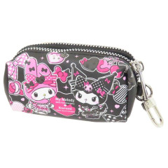 Japan Sanrio Double Pocket Key Case - My Melody 50th & Kuromi 20th Anniversary