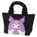 Japan Sanrio Sagara Embroidery Lunch Bag - Kuromi - 1