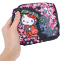 Japan Sanrio Satin Eco Bag with Pouch - Hello Kitty : Japanese Pattern Sakura - 4