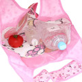 Japan Sanrio Satin Eco Bag with Pouch - Hello Kitty : Japanese Pattern Blossom Umbrella - 3