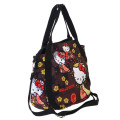Japan Sanrio 2way Shoulder Bag - Hello Kitty : Japanese Pattern Miyabi - 2