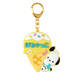 Japan Sanrio Original Mirror Keychain - Pochacco : Sanrio School Collection