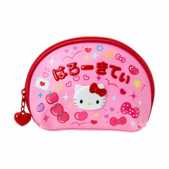Japan Sanrio Original Pouch - Hello Kitty : Sanrio School Collection