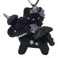 Japan Sanrio Premium Mascot Holder - Hello Kitty : Pegasus Black - 2