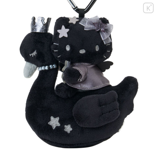 Japan Sanrio Premium Mascot Holder - Hello Kitty : Swan Black - 2