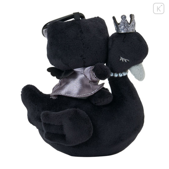 Japan Sanrio Premium Mascot Holder - Hello Kitty : Swan Black - 3