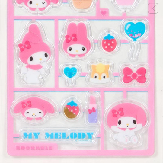 Japan Sanrio Plastic Model Style Stickers - My Melody - 4