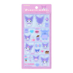 Japan Sanrio Plastic Model Style Stickers - Kuromi