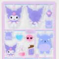 Japan Sanrio Plastic Model Style Stickers - Kuromi - 3