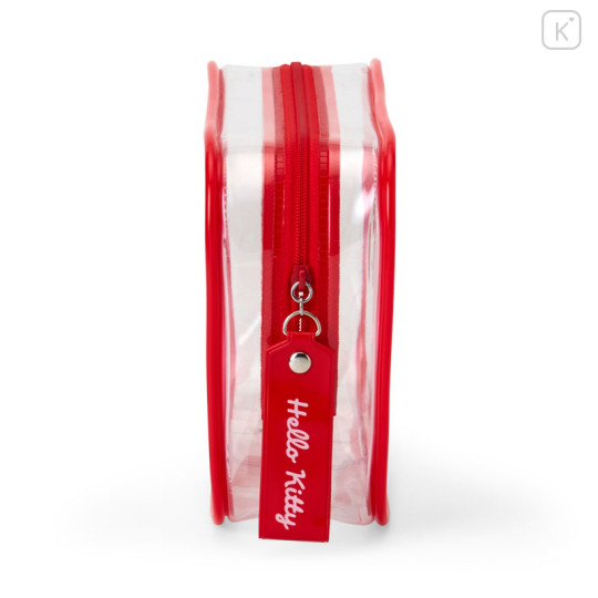 Japan Sanrio Original Clear Pouch - Hello Kitty : Puffy Face - 2