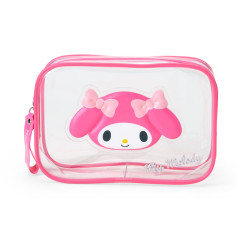 Japan Sanrio Original Clear Pouch - My Melody : Puffy Face