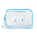 Japan Sanrio Original Clear Pouch - Cinnamoroll : Puffy Face - 1