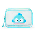 Japan Sanrio Original Clear Pouch - Hangyodon : Puffy Face - 1