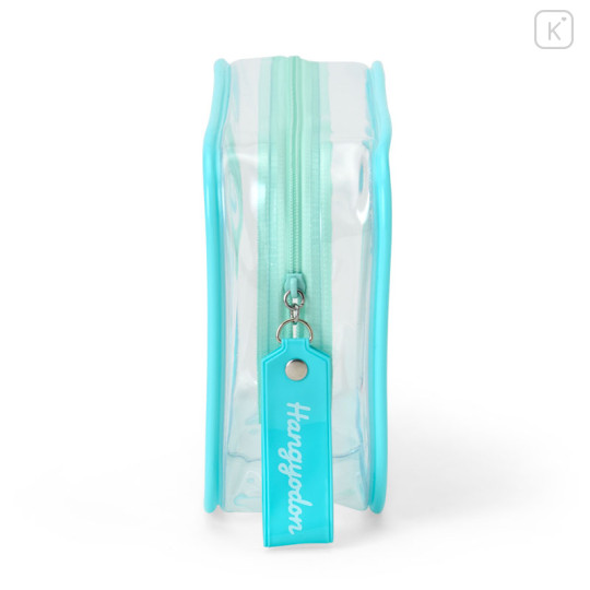 Japan Sanrio Original Clear Pouch - Hangyodon : Puffy Face - 2