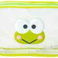 Japan Sanrio Original Clear Pouch - Keroppi : Puffy Face - 3