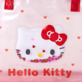 Japan Sanrio Original Clear Boston Bag - Hello Kitty : Sparkling Heart - 4