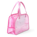 Japan Sanrio Original Clear Boston Bag - My Melody : Sparkling Heart - 2