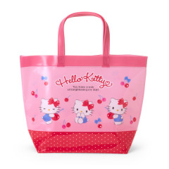Japan Sanrio Original Pool Bag - Hello Kitty : Translucent Milky Color