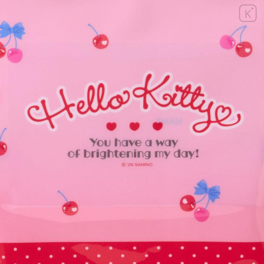 Japan Sanrio Original Pool Bag - Hello Kitty : Translucent Milky Color - 5