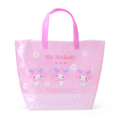 Japan Sanrio Original Pool Bag - My Melody : Translucent Milky Color