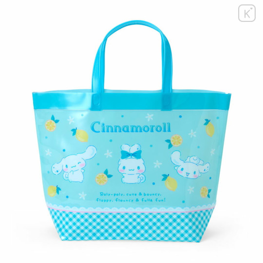 Japan Sanrio Original Pool Bag - Cinnamoroll : Translucent Milky Color - 1