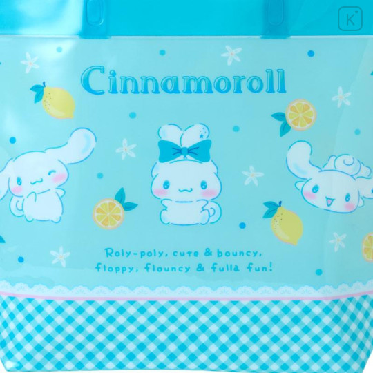 Japan Sanrio Original Pool Bag - Cinnamoroll : Translucent Milky Color - 4