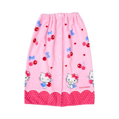 Japan Sanrio Original Kids Wrap Towel 70cm - Hello Kitty