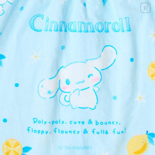 Japan Sanrio Original Kids Wrap Towel 70cm - Cinnamoroll - 4