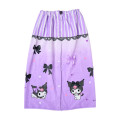 Japan Sanrio Original Kids Wrap Towel 80cm - Kuromi - 1