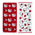 Japan Sanrio Original Face Towel Set - Hello Kitty - 1