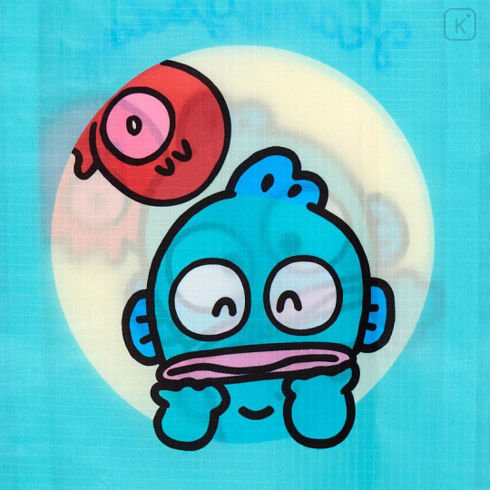 Japan Sanrio Original Water-repellent Eco Bag (S) - Hangyodon - 5