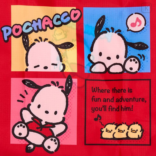 Japan Sanrio Original Water-repellent Eco Bag (M) - Pochacco - 4