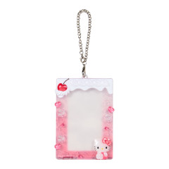 Japan Sanrio Original Trading Card Holder - Hello Kitty : Enjoy Idol Cream Soda