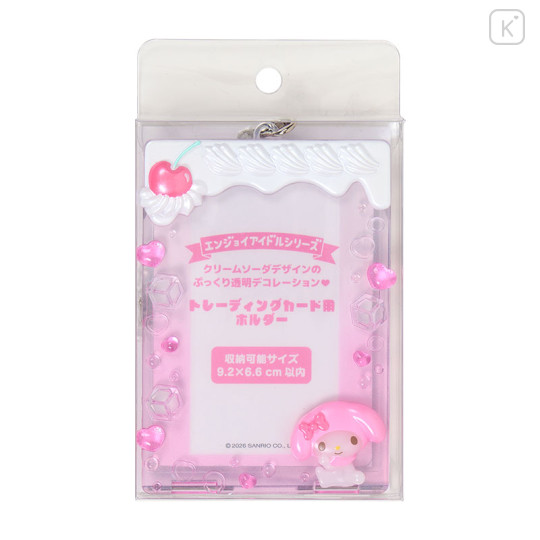 Japan Sanrio Original Trading Card Holder - My Melody : Enjoy Idol Cream Soda - 3