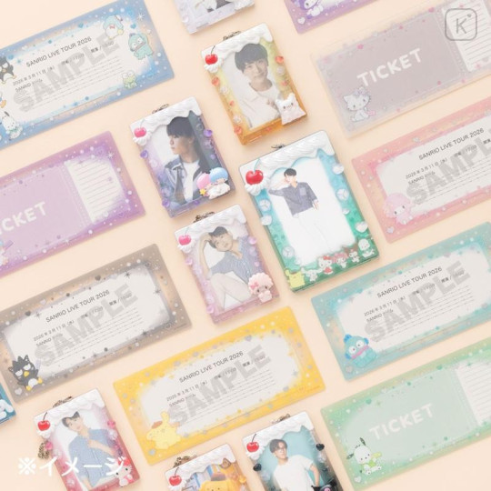 Japan Sanrio Original Trading Card Holder - Kuromi : Enjoy Idol Cream Soda - 6