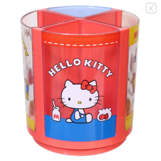 Japan Sanrio Rotating Pen Stand - Hello Kitty : Daily Life - 1