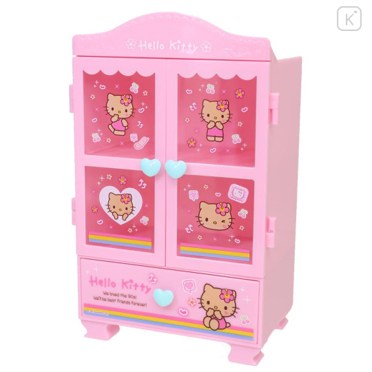 Japan Sanrio Chest Drawer - Hello Kitty : Closet Style Tan Swimsuit Pink - 1