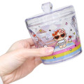 Japan Sanrio Clear Desktop Storage Jar with Lid - Hello Kitty : Tan Swimsuit - 2