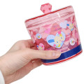 Japan Sanrio Clear Desktop Storage Jar with Lid - Usahana : Pink - 2