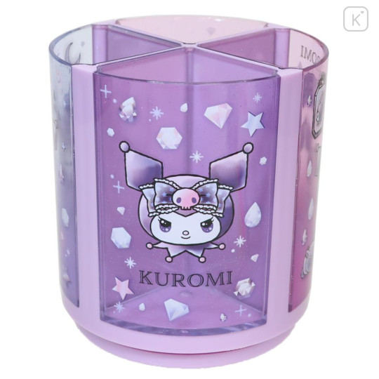 Japan Sanrio Rotating Pen Stand - Kuromi : Purple - 1