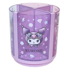 Japan Sanrio Rotating Pen Stand - Kuromi : Purple